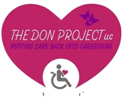 A heart with the words " the don project llc " in it.